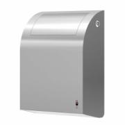 294-stainless DESIGN waste bin, 12 L with self-closing tip-down lid